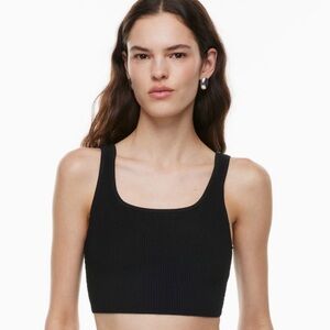 Aritzia Babaton Sculpt Knit Squareneck top